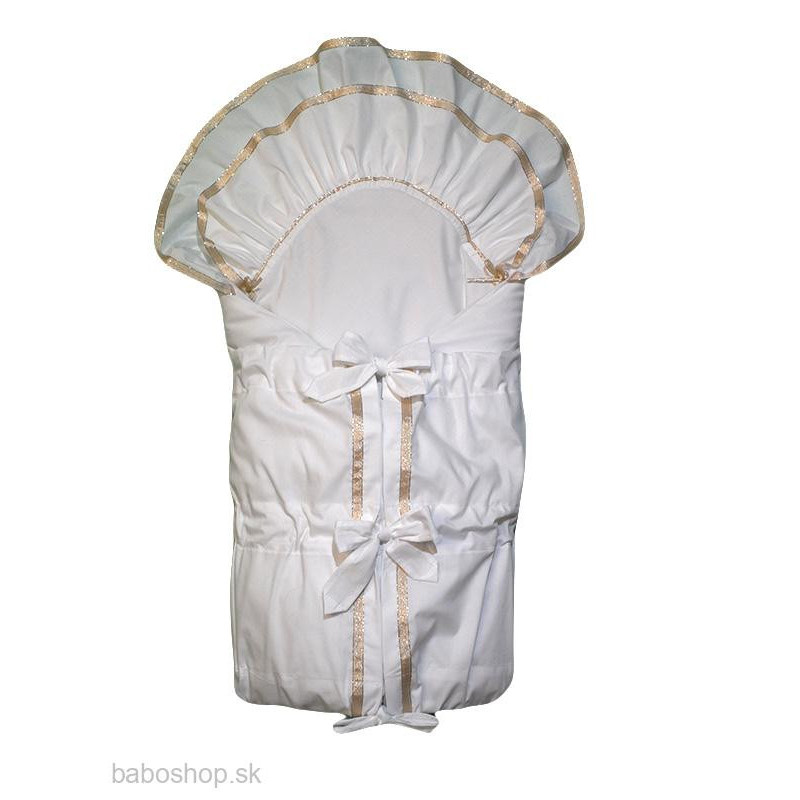 GAJI / Zavinovačka so stužkou 2x fodra - zlatá