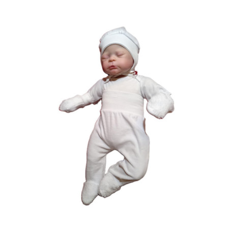 GAJI / Súprava krabička zimná zamat - biela