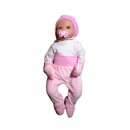 GAJI / Súprava krabička zimná zamat - ružová