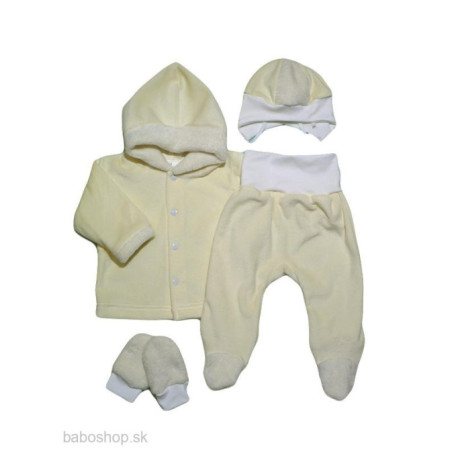 GAJI / Súprava krabička zimná zamat - žltá