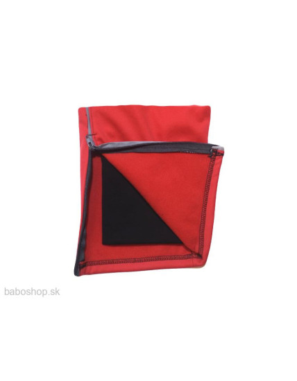 GAJI / Nohavice softshell s flisom - červená