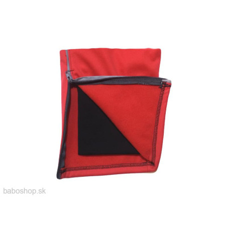 GAJI / Nohavice softshell s flisom - červená