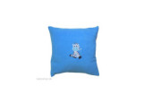 GAJI / Vankúš s výšivkou + nálpň - tyrkysová