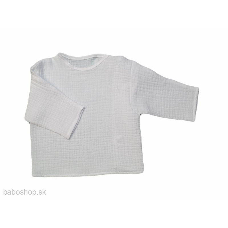 GAJI / Košieľka kojenecká mušelín - biela