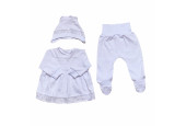 GAJI / Súprava 3-dielna dievča - biela