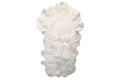 GAJI / Zavinovačka 10cm lemovaná 2xfodra + volán + náplň - biela