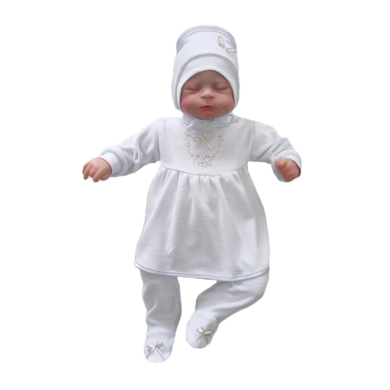 GAJI / Súprava 3-dielna zamat dievča - zlatá