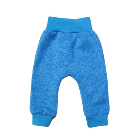 GAJI / Tepláky úplet - tyrkysová