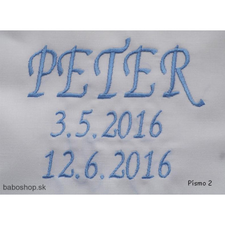 GAJI / Košieľka na krst - vzor2