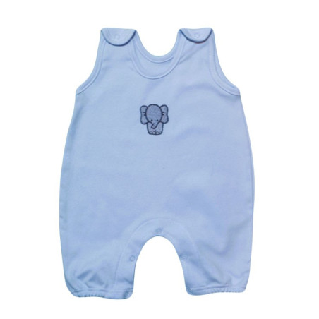 GAJI / Dupačky krátke s výšivkou obojlíc - modrá