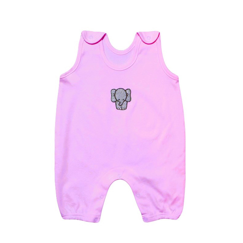 GAJI / Dupačky krátke s výšivkou obojlíc - ružová