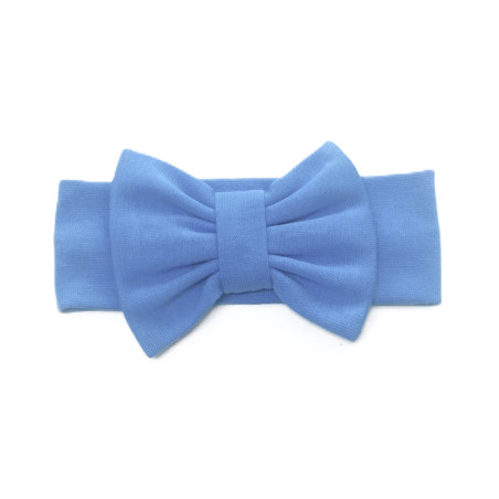 GAJI / Čelenka s mašľou - fialovomodrá