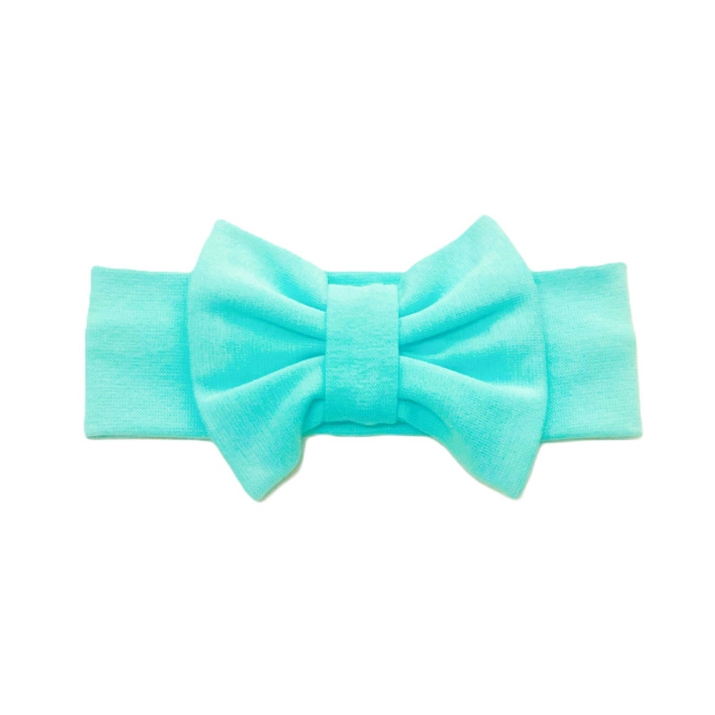 GAJI / Čelenka s mašľou - tyrkysová1