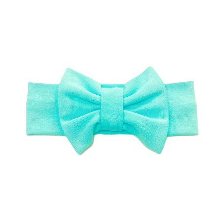 GAJI / Čelenka s mašľou - tyrkysová1