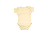 GAJI / Body s volánmi krátky rukáv - maslová