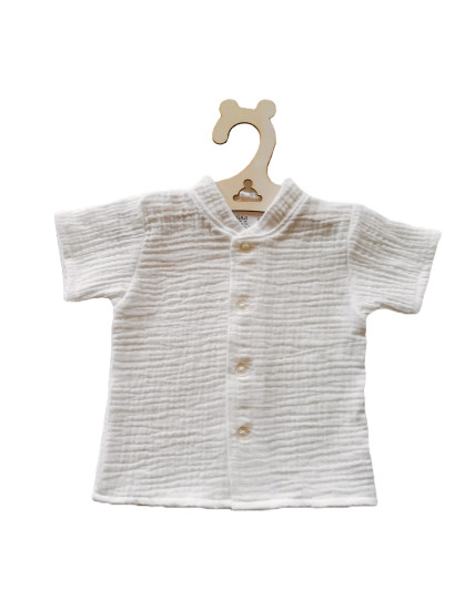 GAJI / Súprava 2-dielna mušelín - hnedá