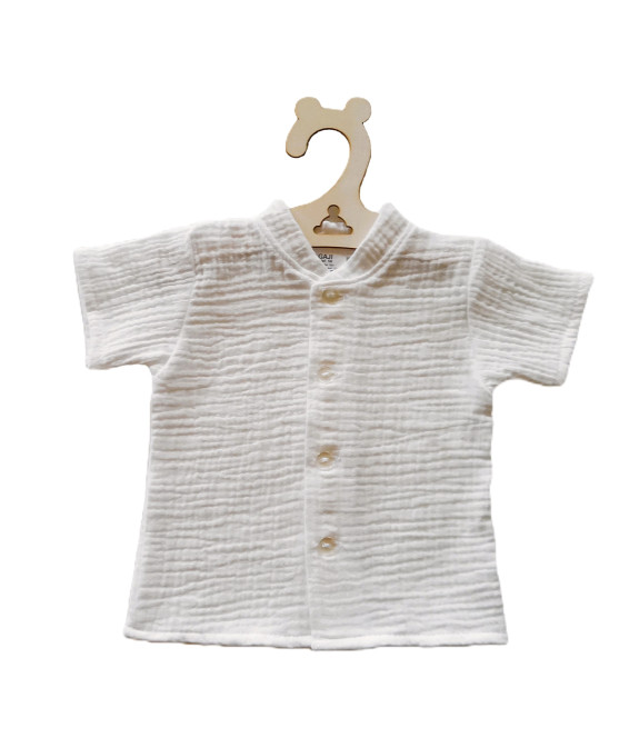 GAJI / Súprava 2-dielna mušelín - hnedá