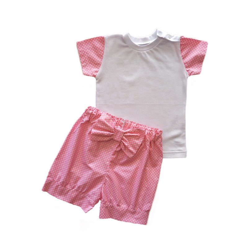 GAJI / Súprava dievčenská letná - ružová
