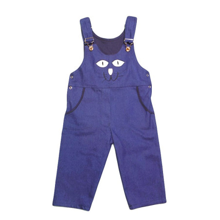 GAJI / Nohavice s výšivkou riflovina