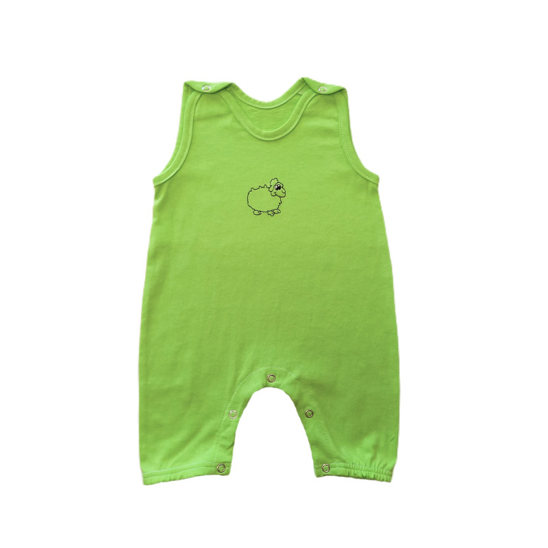 GAJI / Dupačky krátke s výšivkou - zelená