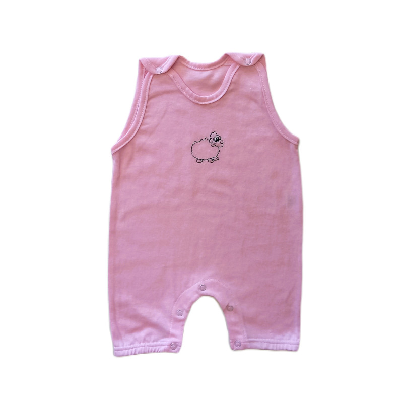 GAJI / Dupačky krátke s výšivkou - ružová