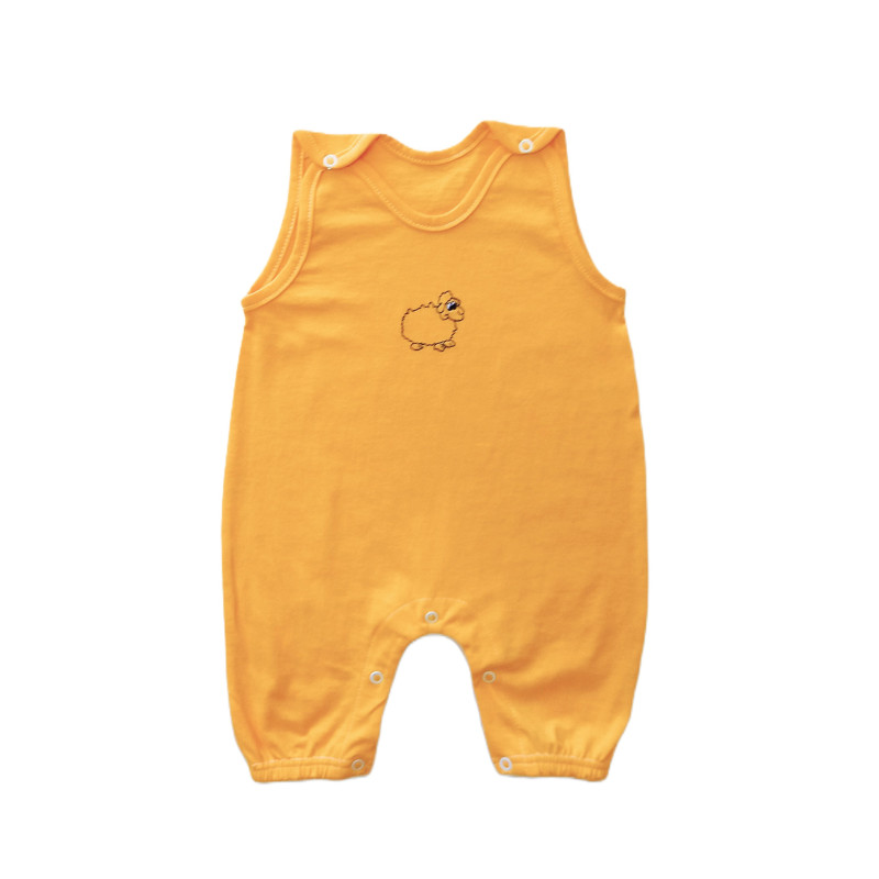 GAJI / Dupačky krátke s výšivkou - žltá