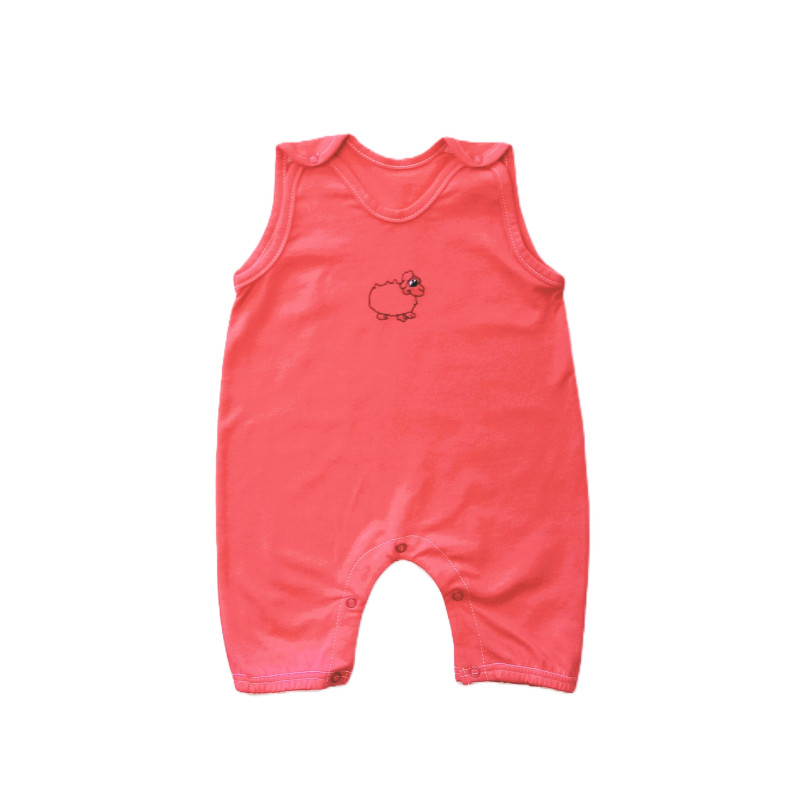 GAJI / Dupačky krátke s výšivkou - lososová