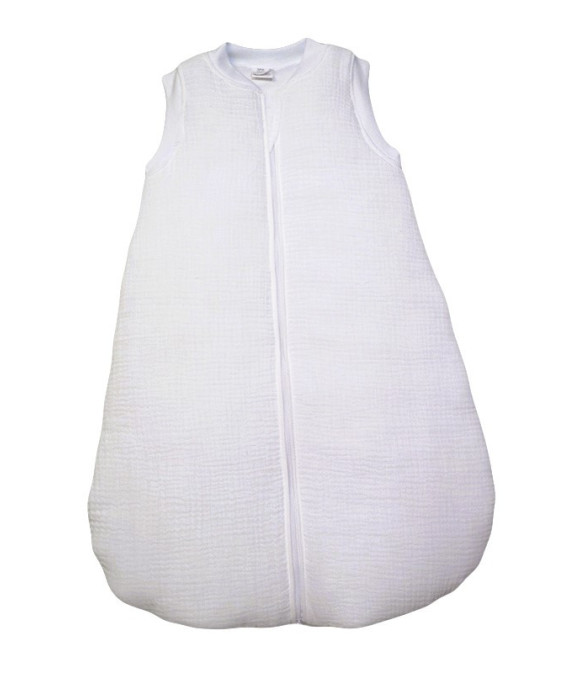 GAJI / Spací vak bez rukávov zateplený - snehobiela