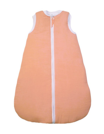 GAJI / Spací vak bez rukávov zateplený - marhuľová