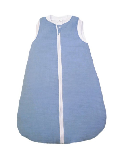 GAJI / Spací vak bez rukávov zateplený - modrá