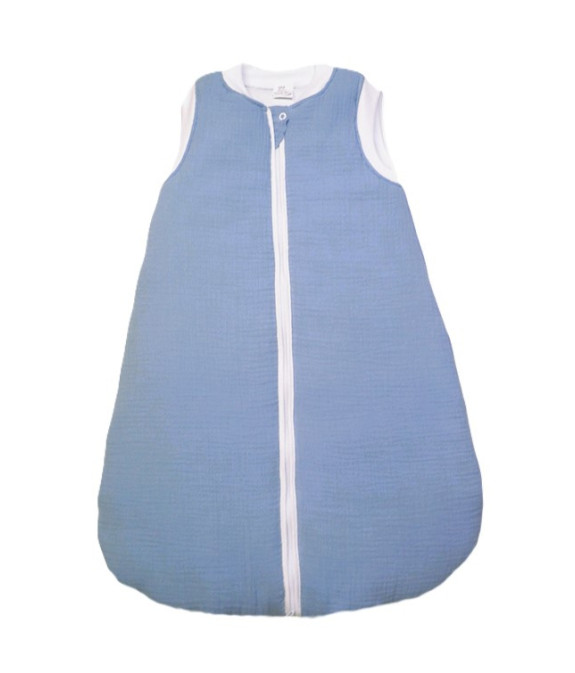 GAJI / Spací vak bez rukávov zateplený - modrá
