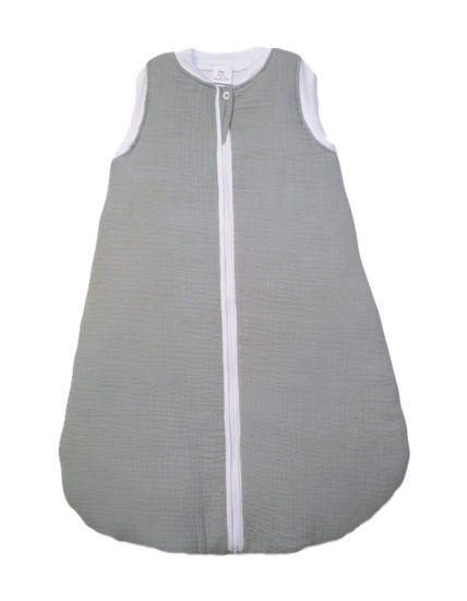 GAJI / Spací vak bez rukávov zateplený - sivá