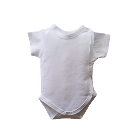 GAJI / Body krátky rukáv otvorené - biela