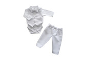 GAJI / Oblek/súprava na krst - biela