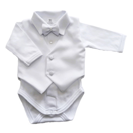 GAJI / Oblek/súprava na krst - biela