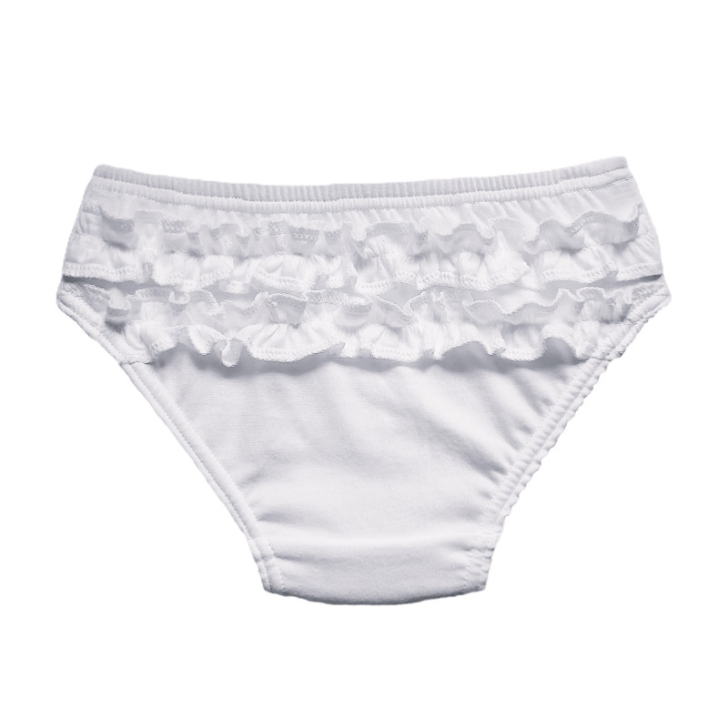 GAJI / Nohavičky s volánmi - biela