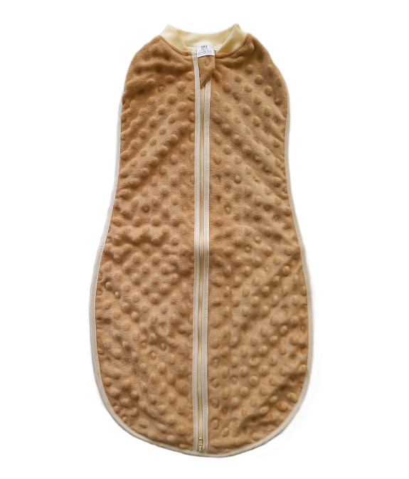 GAJI / Spací vak/ulitka minky - hnedá