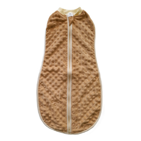 GAJI / Spací vak/ulitka minky - hnedá