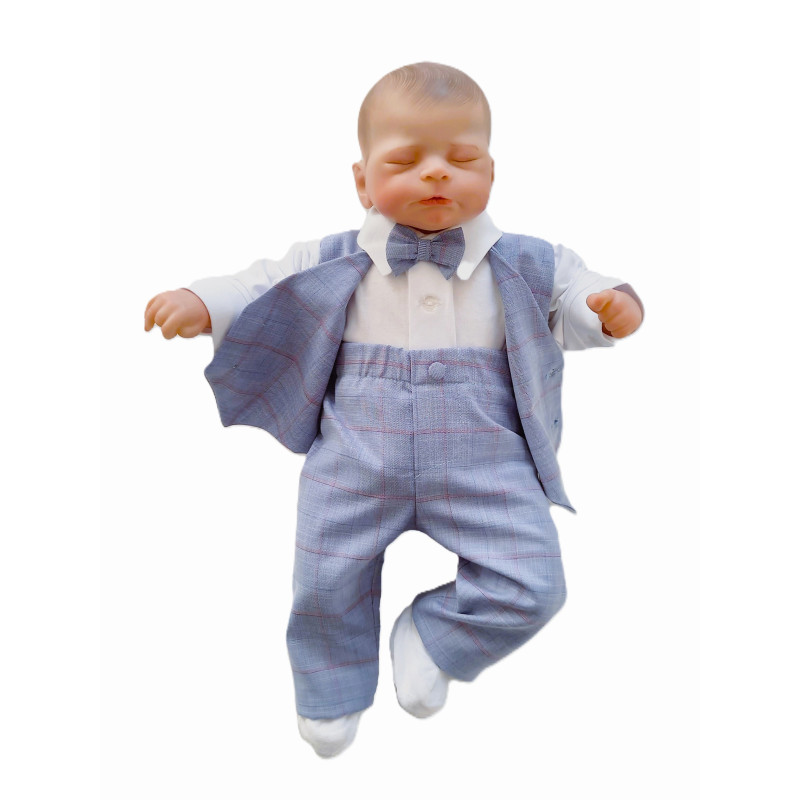 GAJI / Oblek/súprava fešák II - sv.modrá