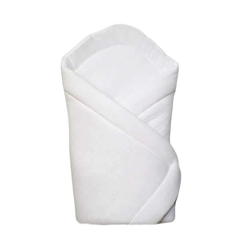 GAJI / Rýchloviazačka mušelín - snehobiela