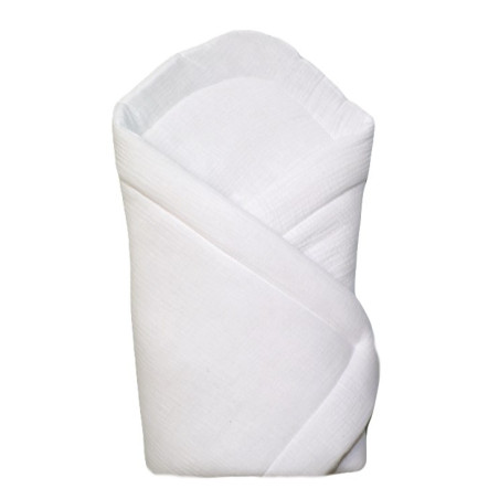 GAJI / Rýchloviazačka mušelín - snehobiela