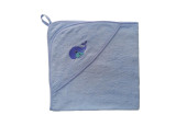 GAJI / Osuška s výšivkou froté - modrá