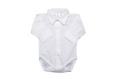 GAJI / Body košeľa dlhý rukáv - biela