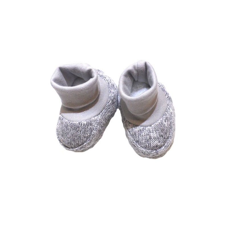 GAJI / Papučky úplet - sv.sivá