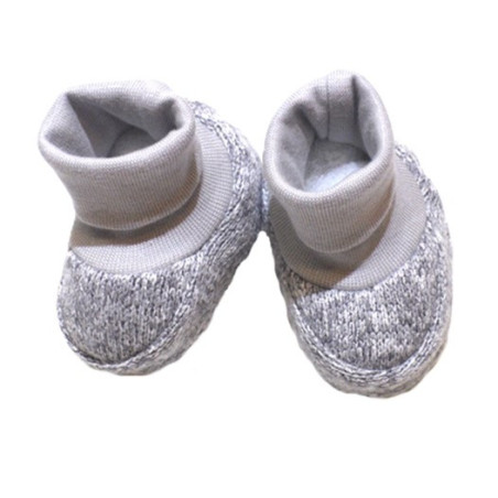 GAJI / Papučky úplet - sv.sivá