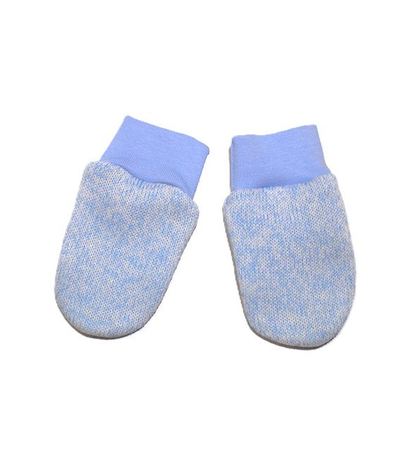 GAJI / Rukavičky úplet - modrá