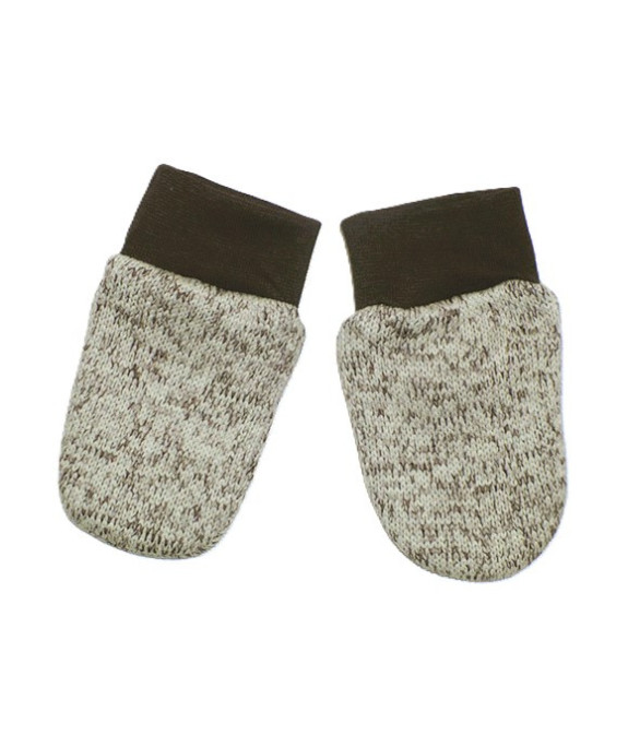 GAJI / Rukavičky úplet - bežovohnedá