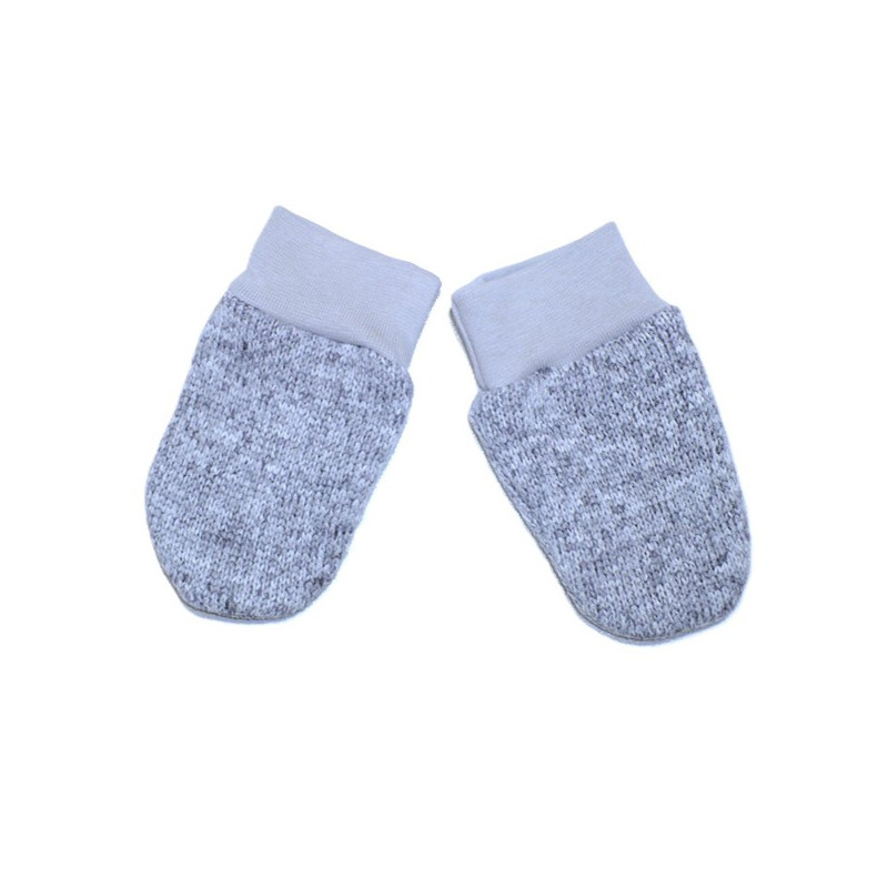 GAJI / Rukavičky úplet - sv.sivá