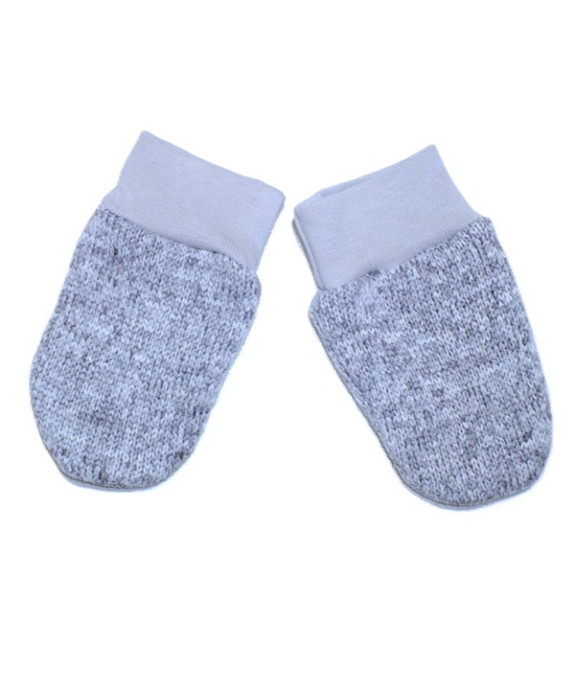 GAJI / Rukavičky úplet - sv.sivá