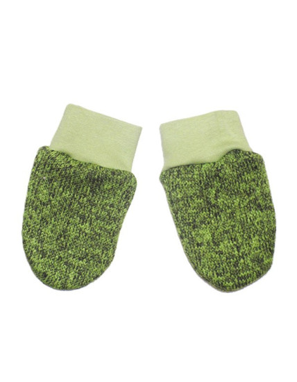 GAJI / Rukavičky úplet - zelená